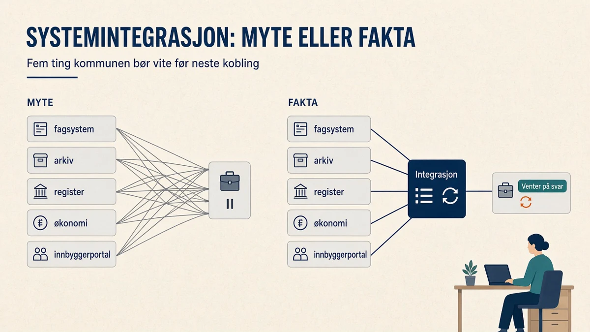 Systemintegrasjon i kommunen: 5 myter og fakta